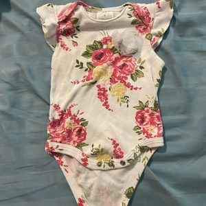 Laura Ashley Floral Onesie